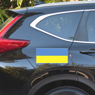 Pegatina Bandera de Ucrania, ucraniano Slava Ukraini Слава 