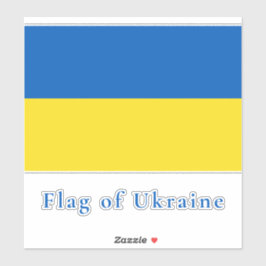 Pegatina Bandera de Ucrania Vinyl