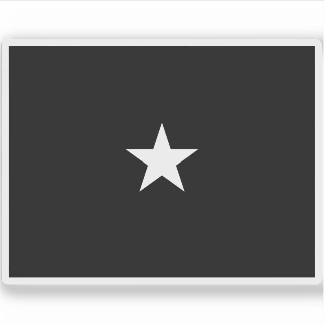 Pegatina Bandera de un brigadier general de la Fuerza Espac (Anverso)