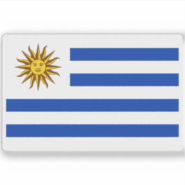 Pegatina Bandera de Uruguay