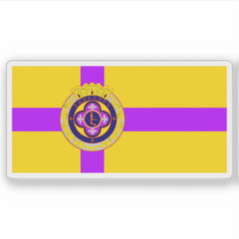 Pegatina Bandera de Vagharshapat, República de Armenia