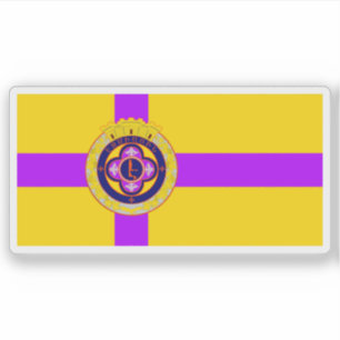 Pegatina Bandera de Vagharshapat, República de Armenia