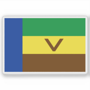 Pegatina Bandera de Venda, la República de Sudáfrica