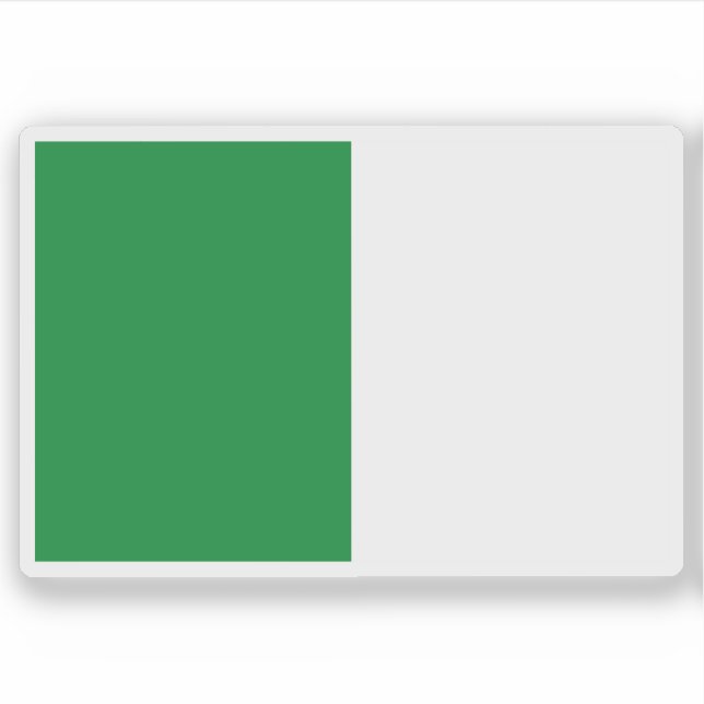 Pegatina Bandera de Verviers, Bélgica (Anverso)