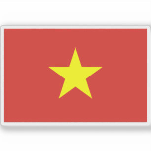 Pegatina Bandera de Vietnam