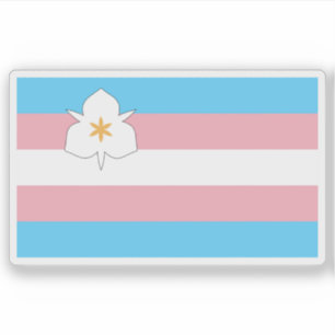 Pegatina "Bandera de visibilidad de Sego" de Salt Lake City