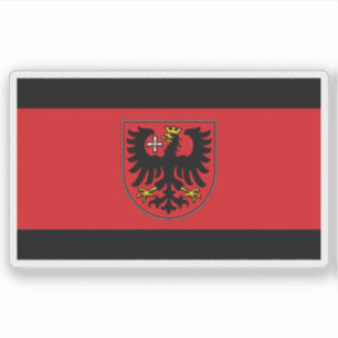 Pegatina Bandera de Wetzlar, Alemania