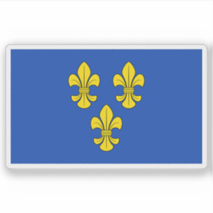 Pegatina Bandera de Wiesbaden, Alemania