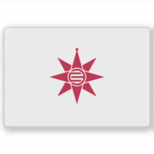 Pegatina Bandera de Yokosuka, Kanagawa, Japón