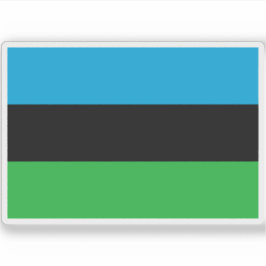 Pegatina Bandera de Zanzíbar (enero a abril de 1964), Áfric