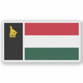 Pegatina Bandera de Zimbabue Rhodesia