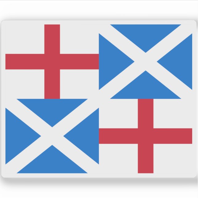 Pegatina Bandera del Commonwealth de Inglaterra (Anverso)