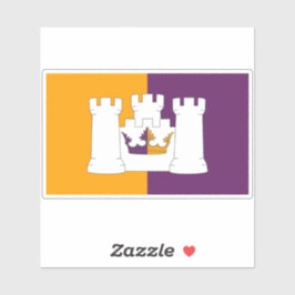 Pegatina Bandera del condado de Aberdeen