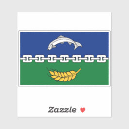 Pegatina Bandera del condado de Berwick