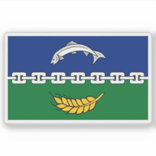 Pegatina Bandera del condado de Berwickshire, Escocia