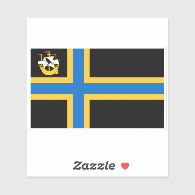 Pegatina Bandera del condado de Caithness (Hoja)