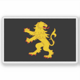 Pegatina Bandera del condado de Ceredigion (Cardiganshire),