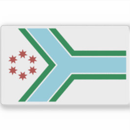 Pegatina Bandera del Condado de Cook, Illinois