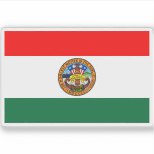 Pegatina Bandera del condado de San Diego, California