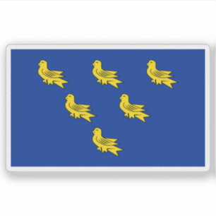 Pegatina Bandera del condado de Sussex, Inglaterra