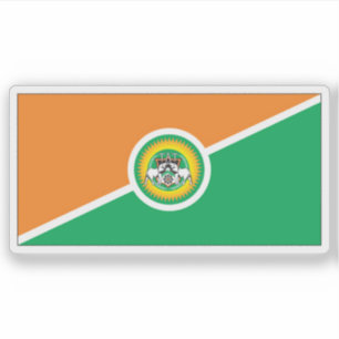 Pegatina Bandera del condado de Taita-Taveta, República de
