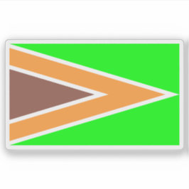 Pegatina Bandera del condado de Vihiga, República de Kenia