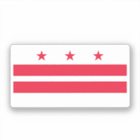 Bandera del Distrito de Columbia (Estados Unidos)