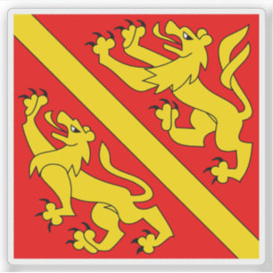 Pegatina Bandera del distrito de Fraubrunnen, Suiza