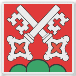 Pegatina Bandera del distrito de La Neuveville, Suiza