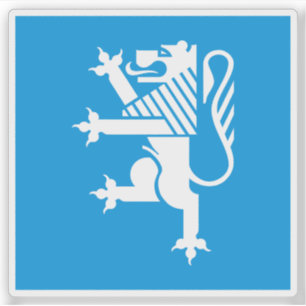 Pegatina Bandera del distrito de Locarno, Suiza