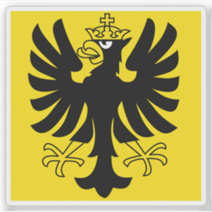 Pegatina Bandera del distrito de Oberhasli, Suiza