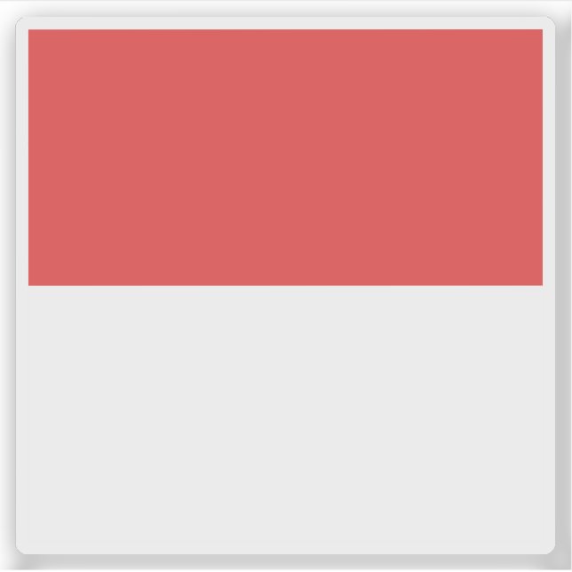 Pegatina Bandera del distrito de Solothurn, Suiza (Anverso)