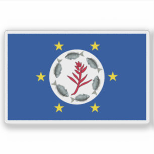 Pegatina Bandera del Estado de Airai, Palau