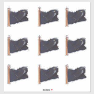 Pegatina Bandera del Estado de Alaska