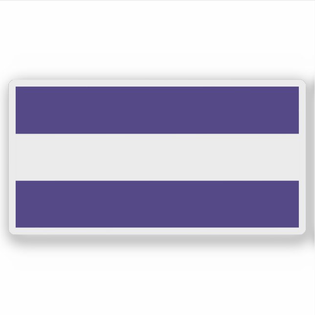 Pegatina Bandera del estado de Cross River, Nigeria (Anverso)