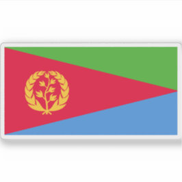Pegatina Bandera del Estado de Eritrea