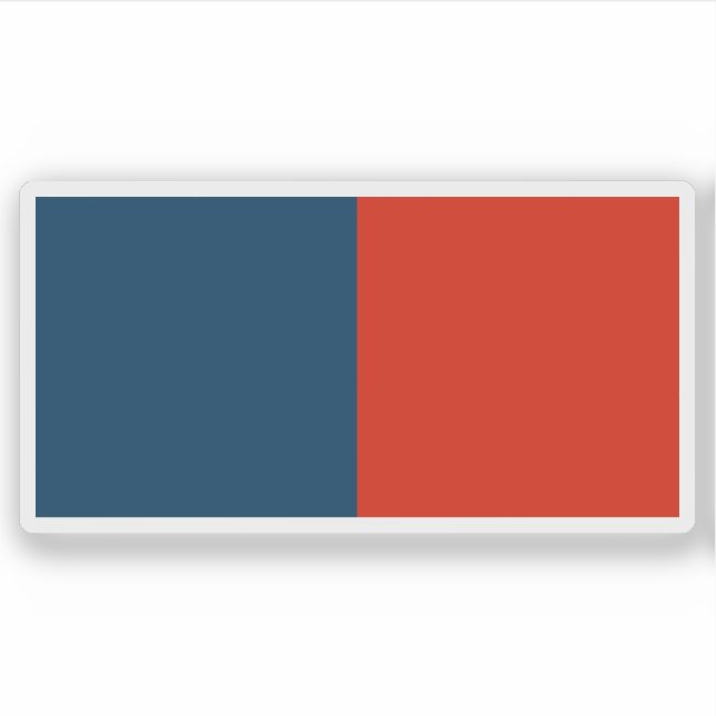 Pegatina Bandera del Estado de Haití (1806-1811) (Anverso)