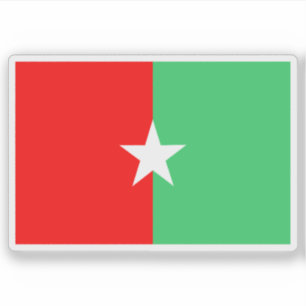Pegatina Bandera del Estado de Jubaland, Somalia (1998-1999