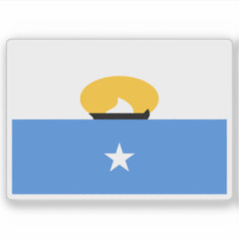 Pegatina Bandera del Estado de Maakhir, Somalia (2007-2008)
