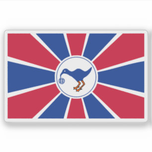 Pegatina Bandera del estado de Melekeok, Palau