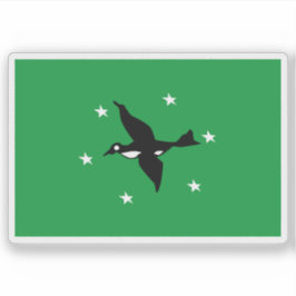 Pegatina Bandera del Estado de Ngchesar, Palau