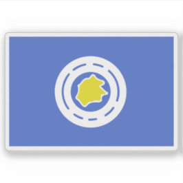 Pegatina Bandera del Estado de Ngeremlengui, Palau