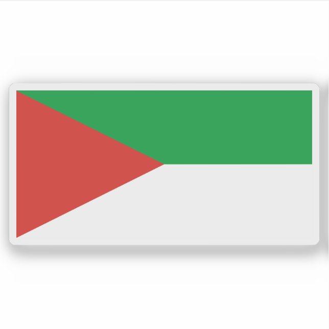 Pegatina Bandera del estado de Oyo, Nigeria (Anverso)