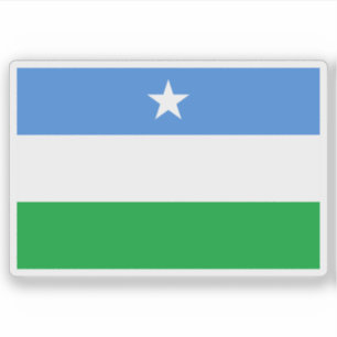 Pegatina Bandera del estado de Puntlandia, Somalia (2009 ha