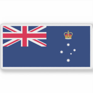 Pegatina Bandera del Estado de Victoria, Commonwealth de Au