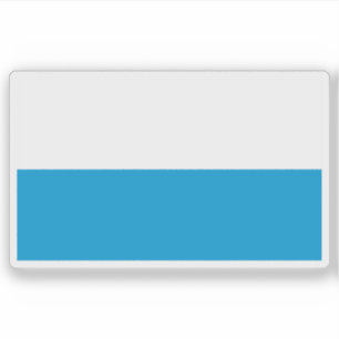 Pegatina Bandera del Estado Libre de Baviera (Alemania)
