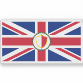 Pegatina Bandera del Gobernador de Malta (c.1898-1943)