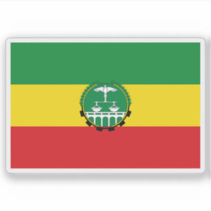 Pegatina Bandera del Gobierno de Transición de Etiopía