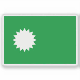 Pegatina Bandera del grupo étnico jemer loeu de Camboya