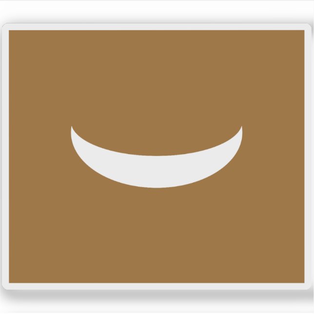 Pegatina Bandera del Imperio Bornu (1380-1884) (Anverso)